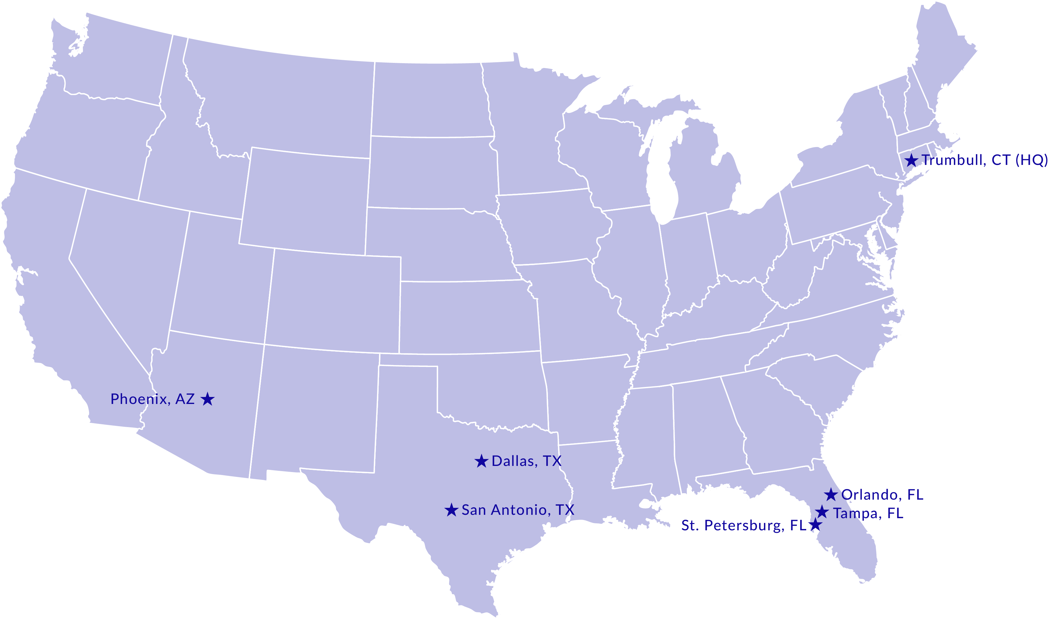 Locations Map